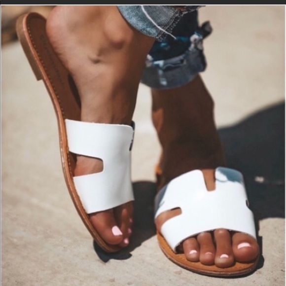 White Sandals (Brand New) - Picture 3 of 3